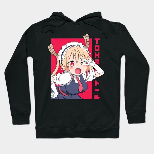 Tohru Kobayashi Hoodie by AinisticGina